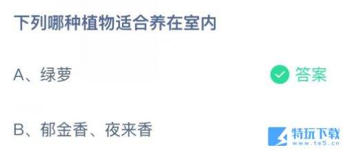 蚂蚁庄园3月25日答案分享 万里长城、室内植物