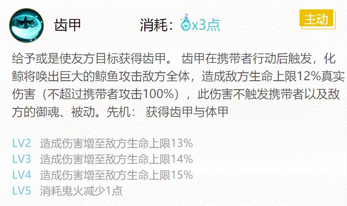 阴阳师化鲸御魂搭配20203