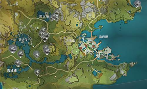 原神白铁块哪里多 白铁矿地图分布