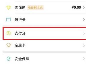 微信支付分怎么关闭