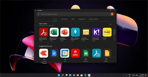 微软Win11安卓子系统运行谷歌PlayStore上手体验