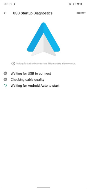 谷歌AndroidAuto工具现已支持诊断USB数据线是否损坏