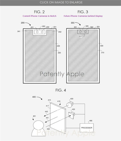 苹果iPhone屏下FaceID专利获授权