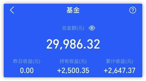 支付宝基金怎么算收益