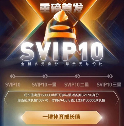 腾讯QQ宣布SVIP10上线：成长值满15万激活