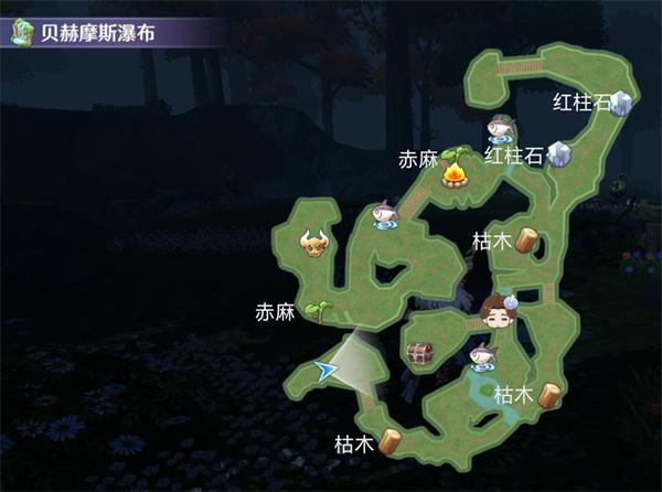 玛娜希斯回响采集点分布图11