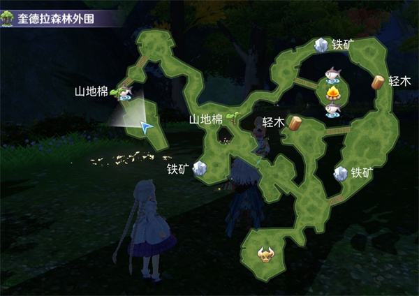 玛娜希斯回响采集点分布图8