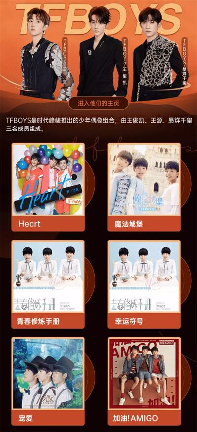 TFBOYS、时代少年团等歌曲版权回归网易云音乐