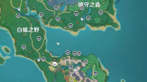 《原神》神里绫华角色培养材料全收集路线图