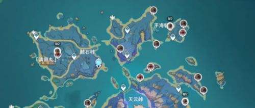 《原神》神里绫华角色培养材料全收集路线图