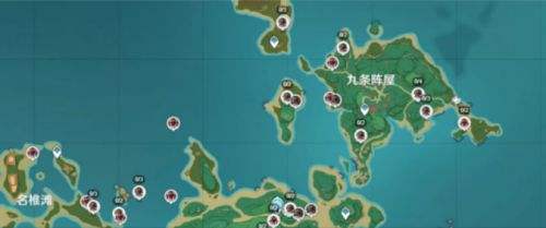 《原神》神里绫华角色培养材料全收集路线图