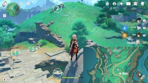 《原神》宝玦口山顶屏障解谜全流程攻略