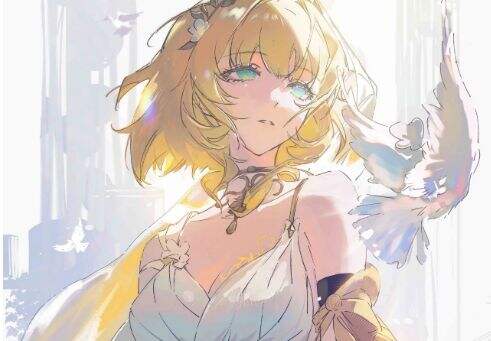 《崩铁》阿格莱雅COS：身材气质太拿捏，1:1完美复刻，女神气息满满