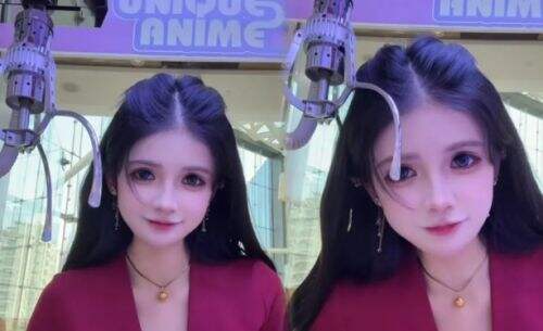 狗头萝莉COS布娃娃,称要让粉丝把她夹走,网友:请给我100个硬币