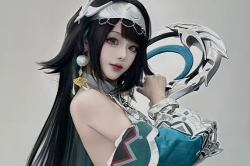 《原神》蓝砚超美COS：苗疆少女太好看，举手投足尽显魅力