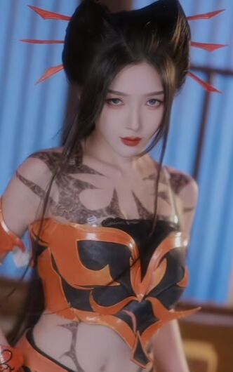 《天行九歌》焰灵姬超绝COS:小姐姐颜值太高,仿佛动画里走出来的