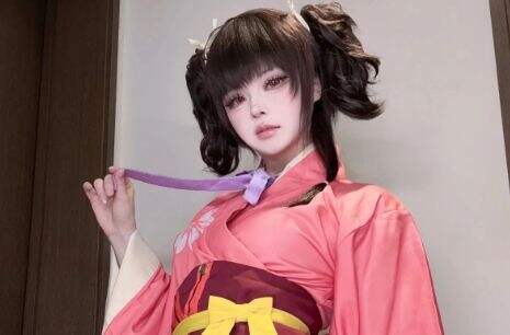 《甲铁城的卡巴内瑞》无名COS：元气满满太可爱，战斗形态气势十足