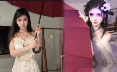 狗头萝莉太宠粉,为满足粉丝要求COS青蛇,称条件有限别嫌弃
