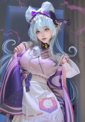 《原神》梦见月瑞希COS:清纯可爱,身材绝好,一起在梦中相见吧