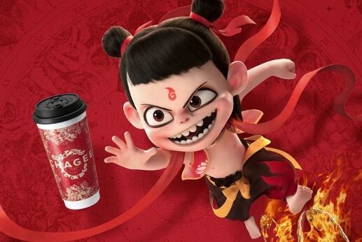 霸王茶姬官宣与《哪吒2》联名,各地分店纷纷祝贺,设计师连夜加班