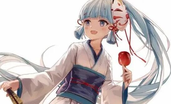 《原神》神里绫华COS:嘟嘟小脸超可爱,萌萌又害羞的表情抵挡不住