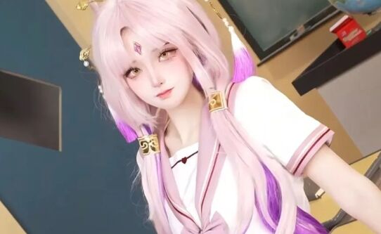 《崩铁》符玄COS:满脸嫌弃真拿人,软萌可爱要甜化,太惹人怜爱了