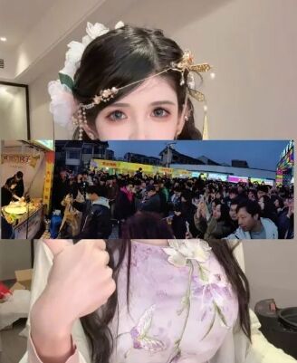 狗头萝莉举办免费送饼活动,吸引大量人来围观,称金主看到后超开心