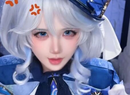 《原神》芙宁娜傲娇版COS:气呼呼的样子好可爱,男友视角简直绝了