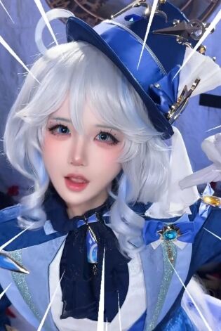 《原神》芙宁娜傲娇版COS:气呼呼的样子好可爱,男友视角简直绝了