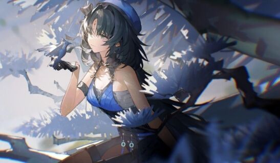 《鸣潮》秧秧典藏版COS:黑袜蓝衣气质超绝,看板美女含金量太高